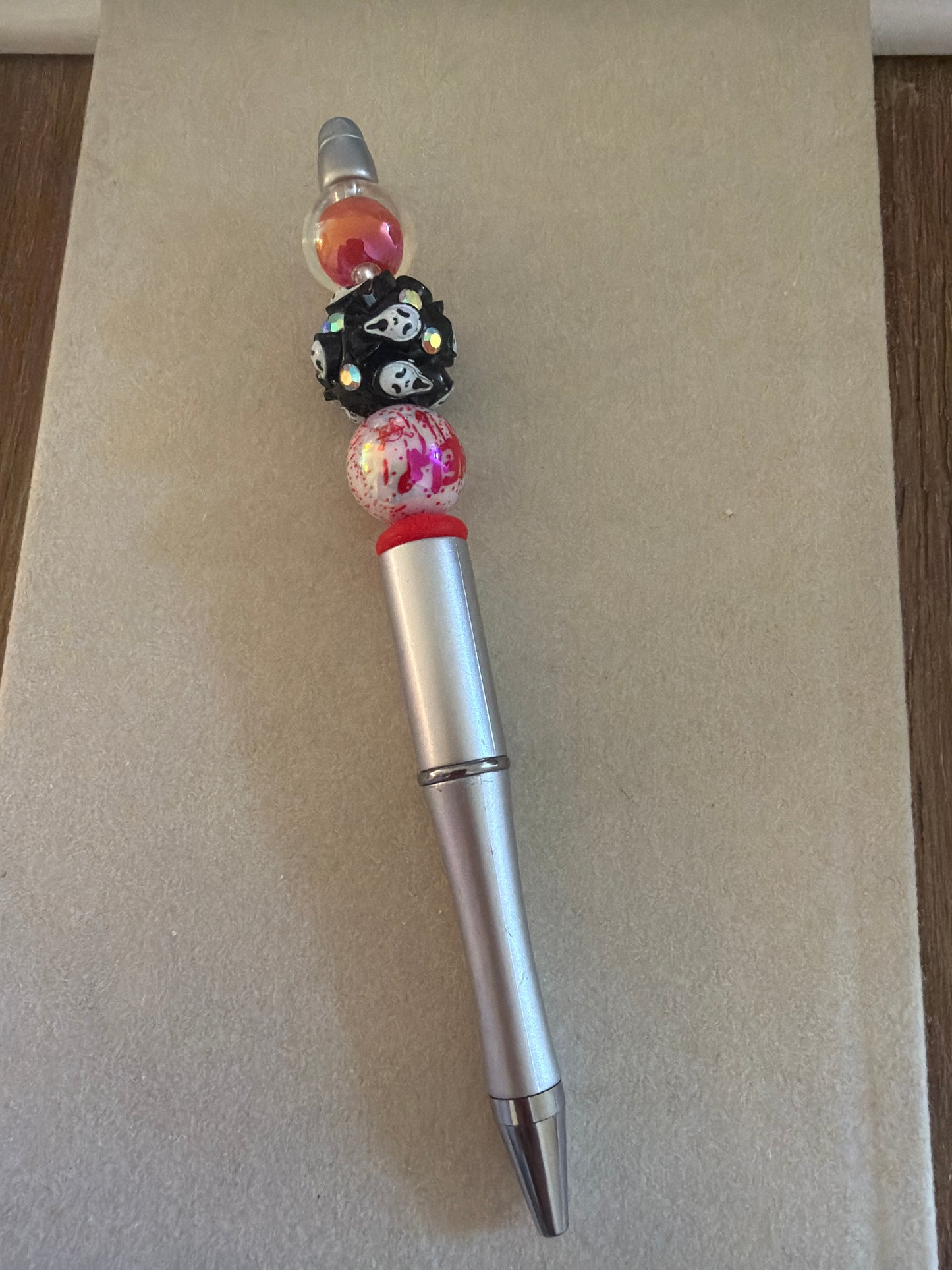 Scream Beaded Pen