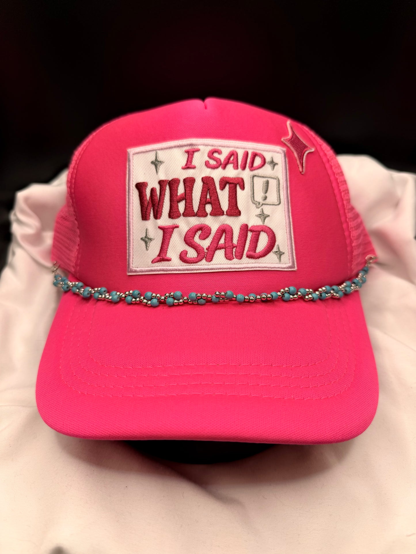 I said what I said hat 💗