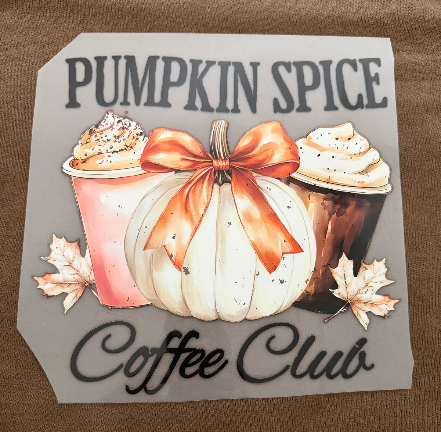 Pumpkin spice coffee club