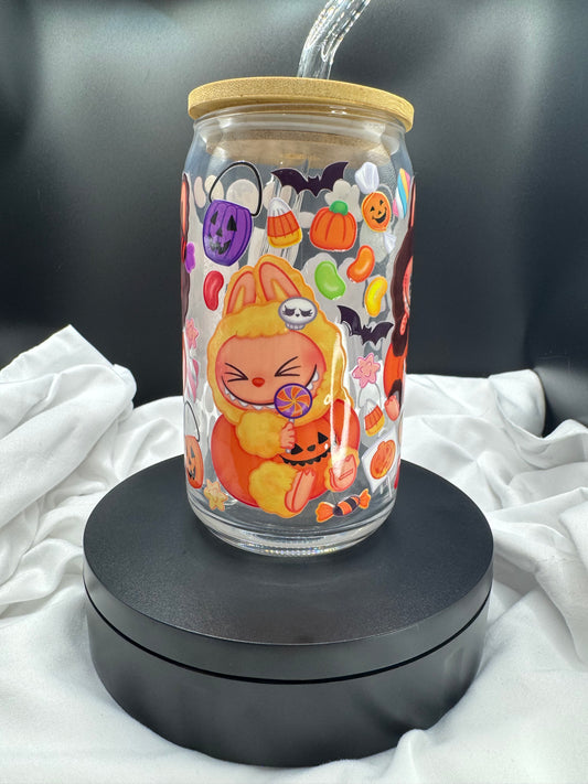 Cute Labubu 16oz Cup 🎃