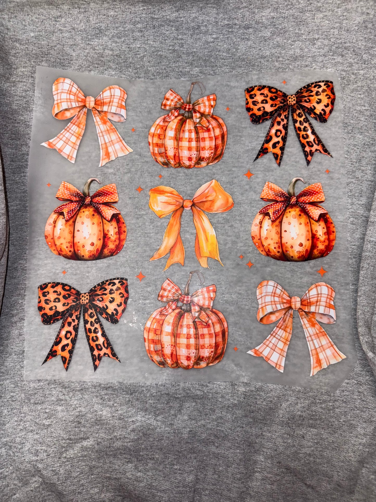 Pumpkin Bow Crewneck 🎃🎀