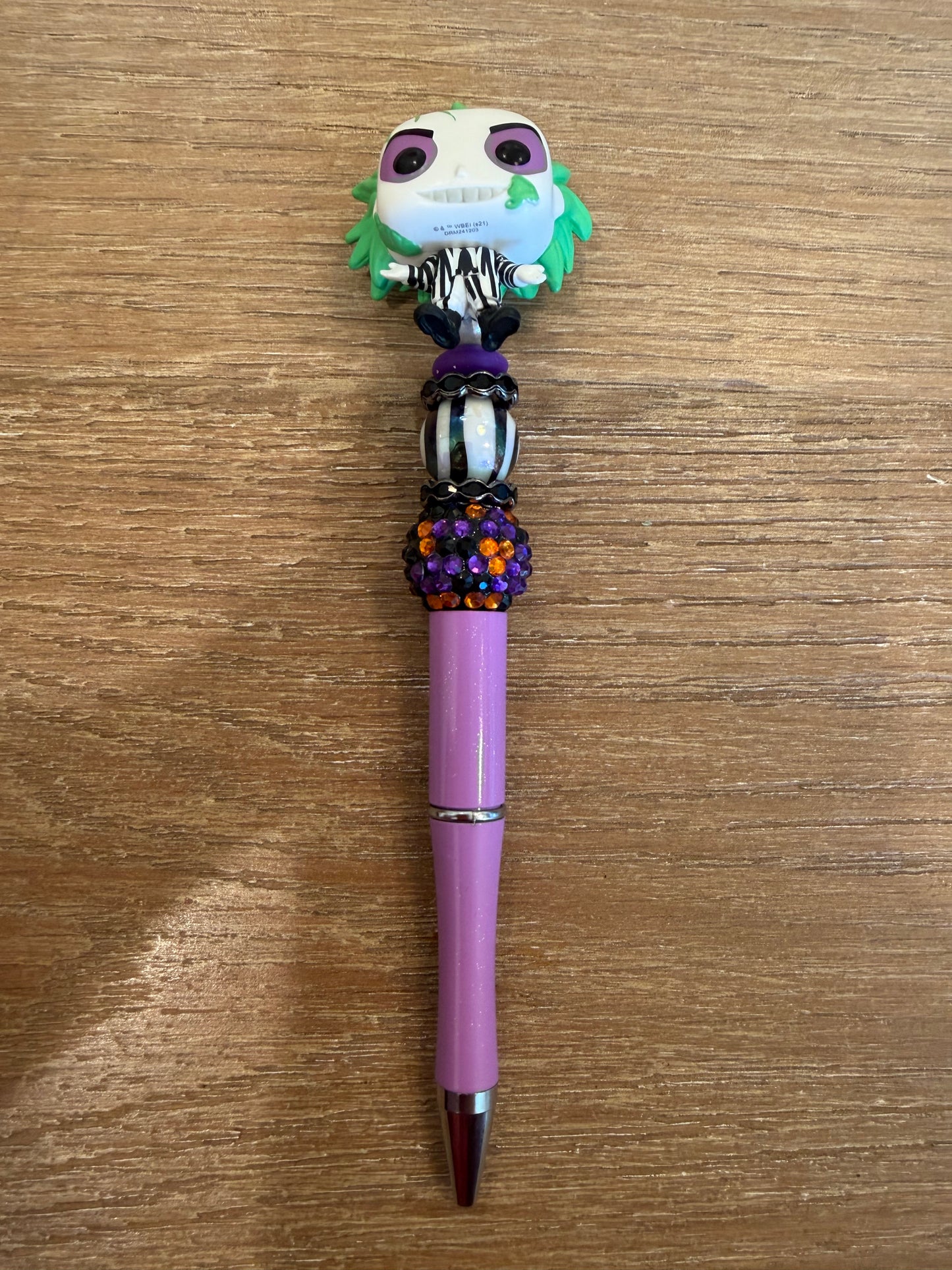 Beetle Juice Beaded Pen