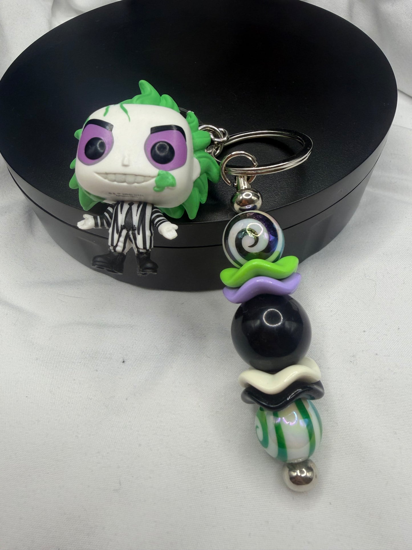 Beetlejuice keychain
