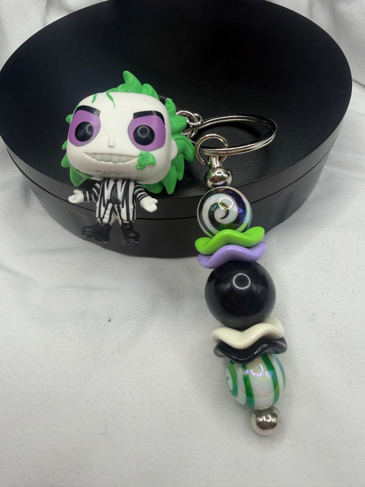 Beetlejuice keychain