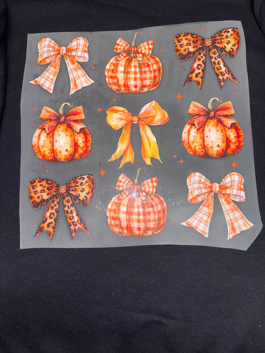 Pumpkin Bow Crewneck 🎃🎀