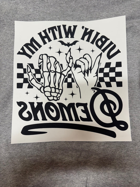 Vibin With My Demons Crewneck 🗝️