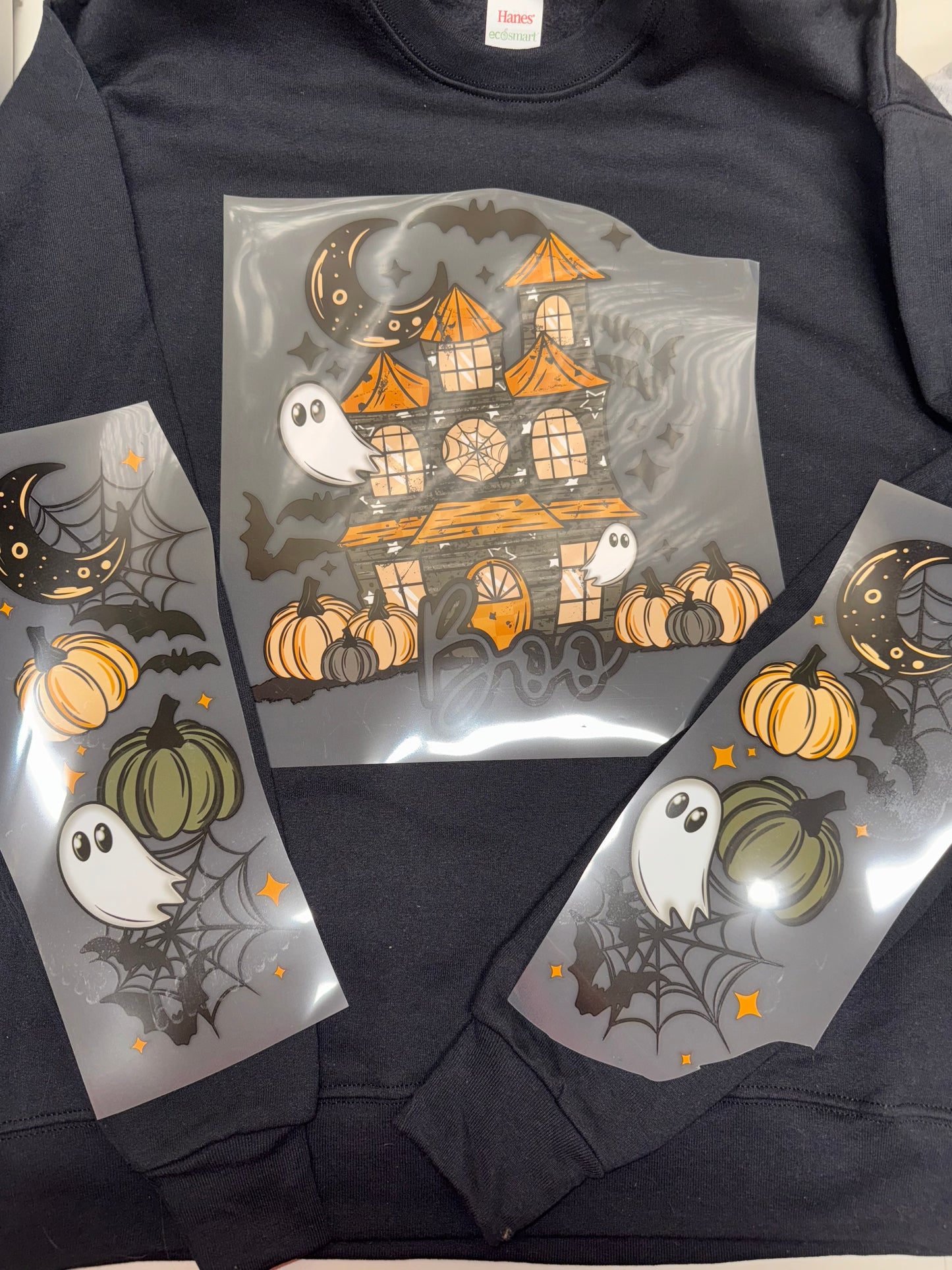 Haunted House With Sleeves Crewneck 🏚️