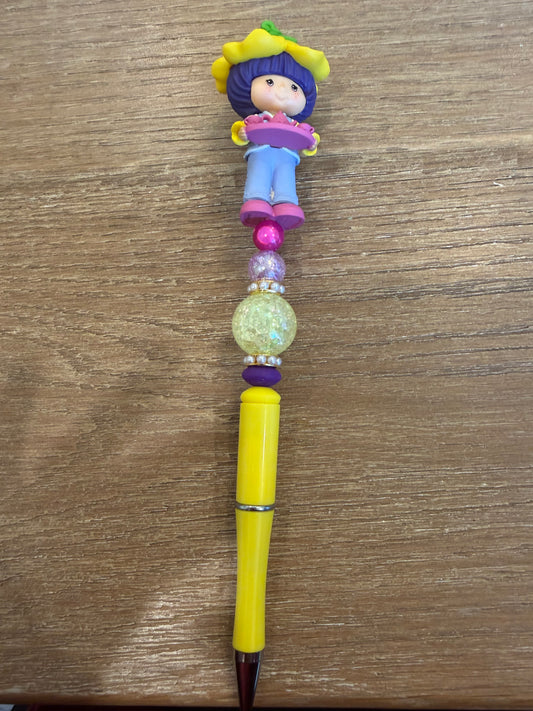 Almond Tea Beaded Pen