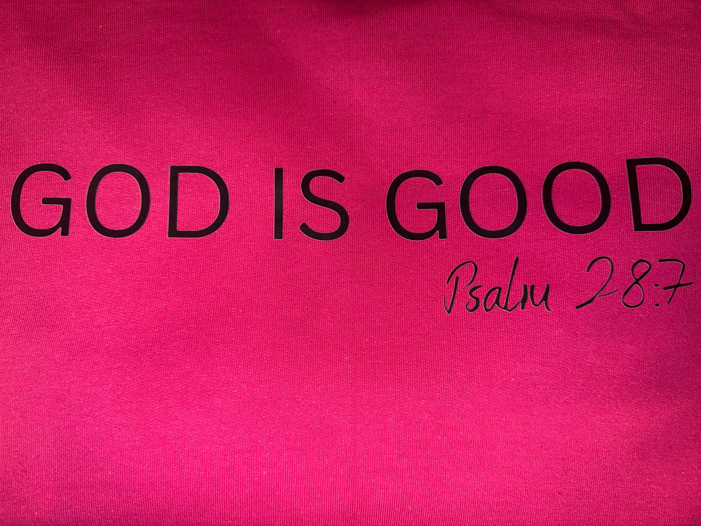God is Good Pink Hoodie