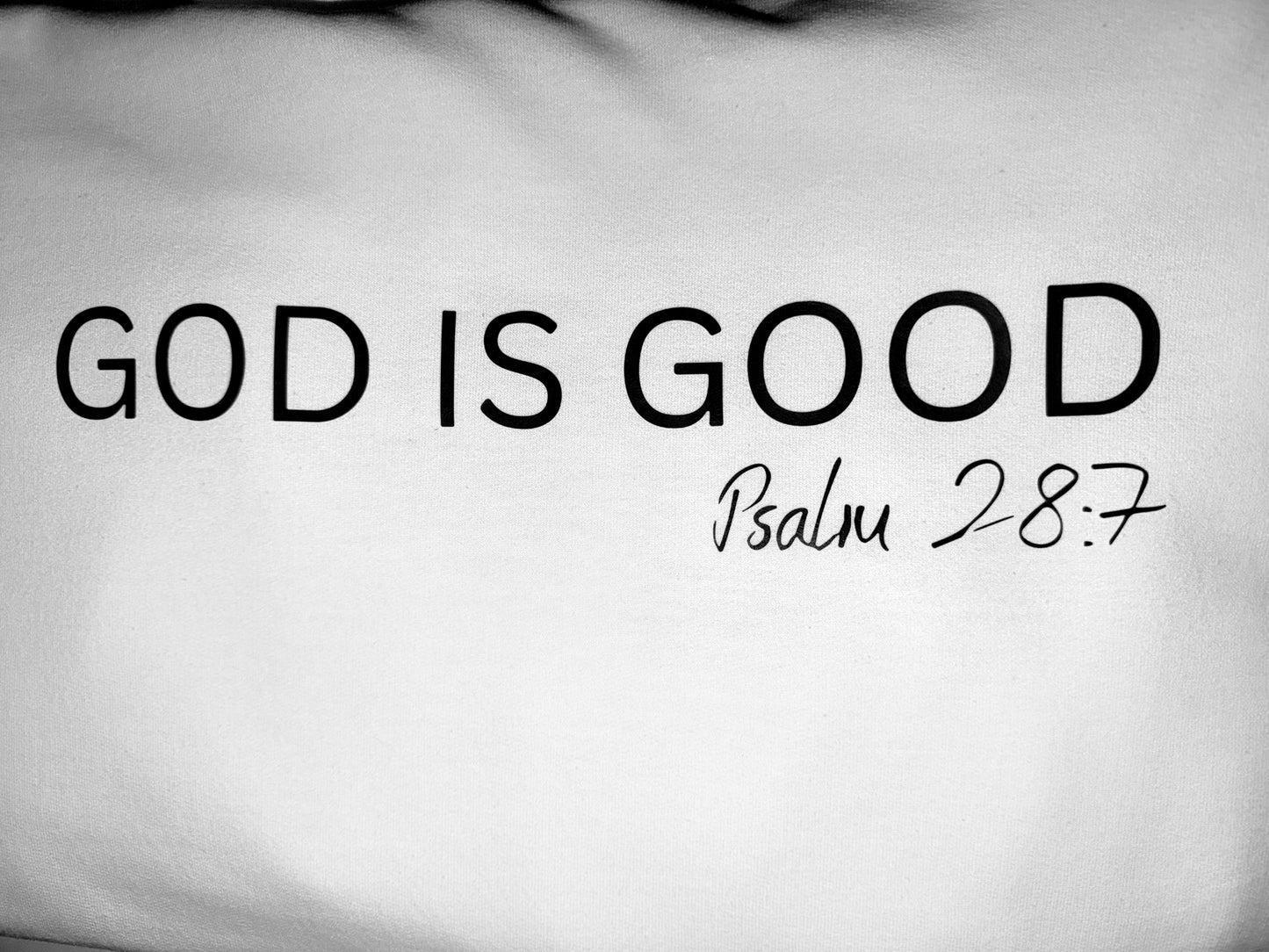 God is good White Hoodie
