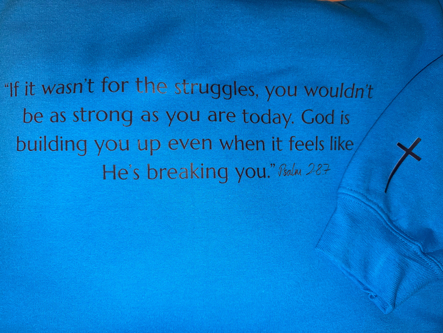 God is Good Blue Hoodie