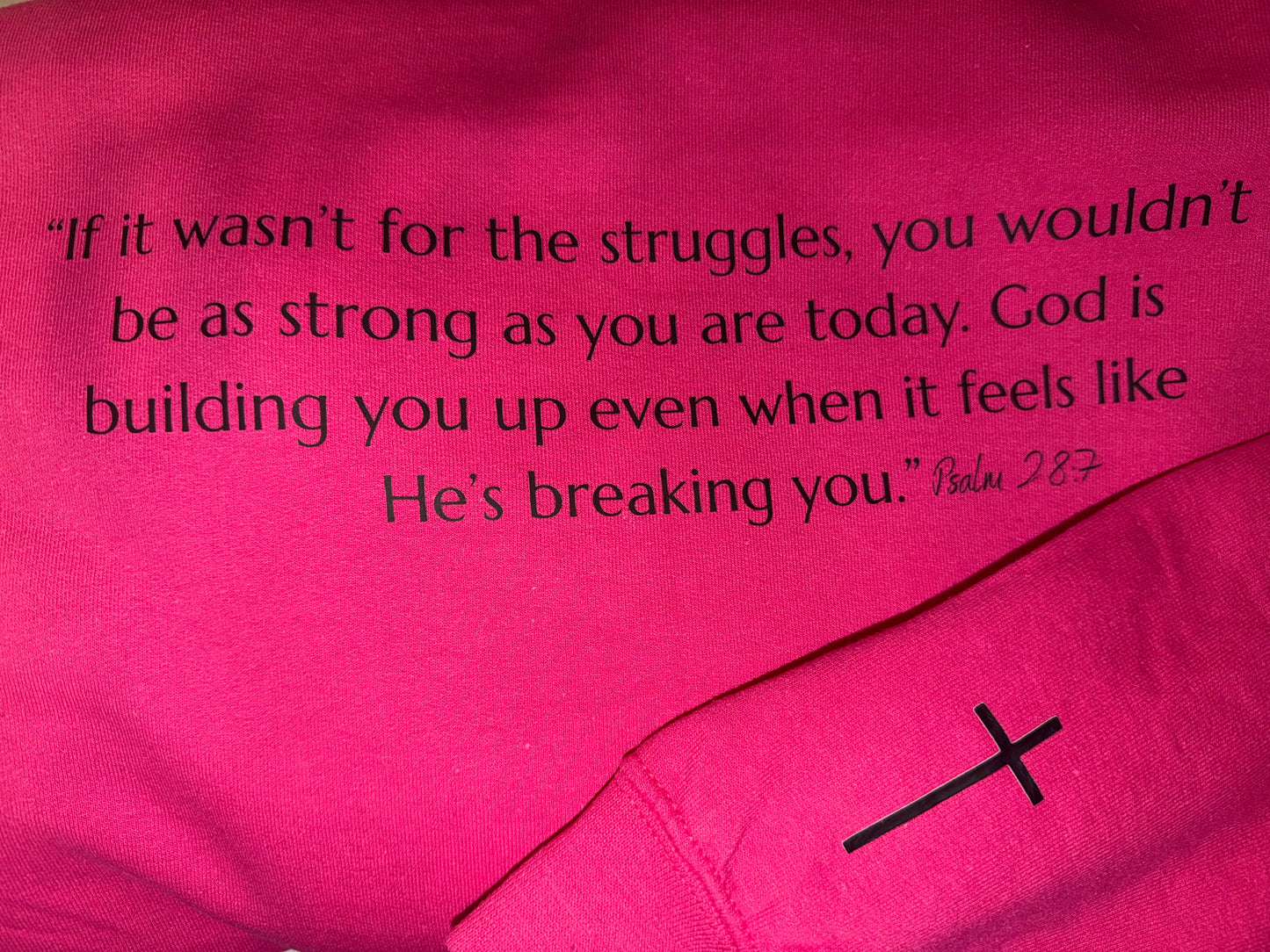 God is Good Pink Hoodie