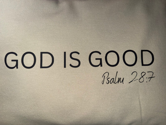 God is good Tan Hoodie