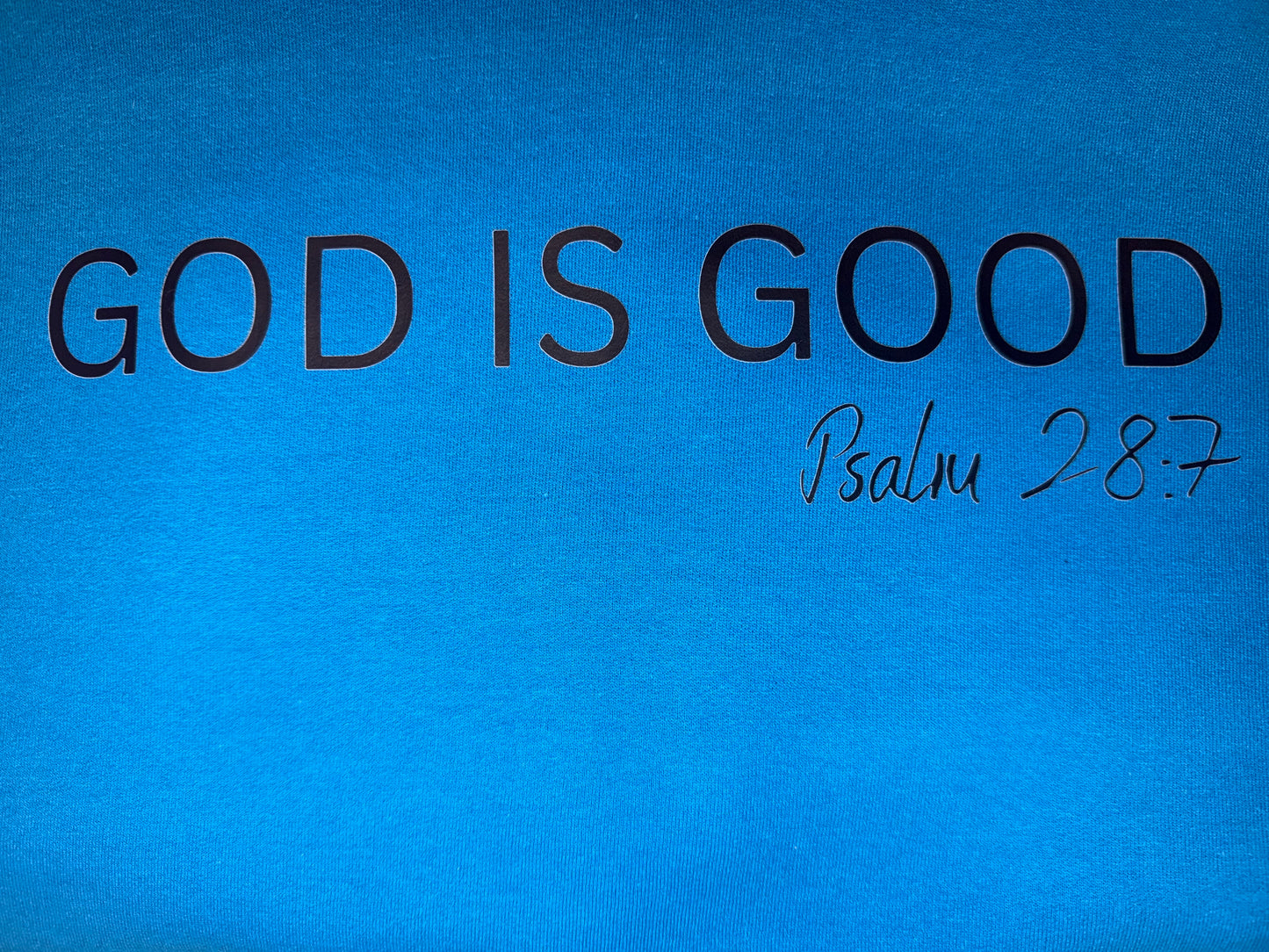 God is Good Blue Hoodie