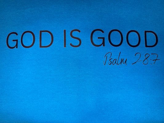 God is Good Blue Hoodie