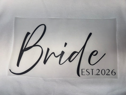 Bride 2026 Crewneck 🤍