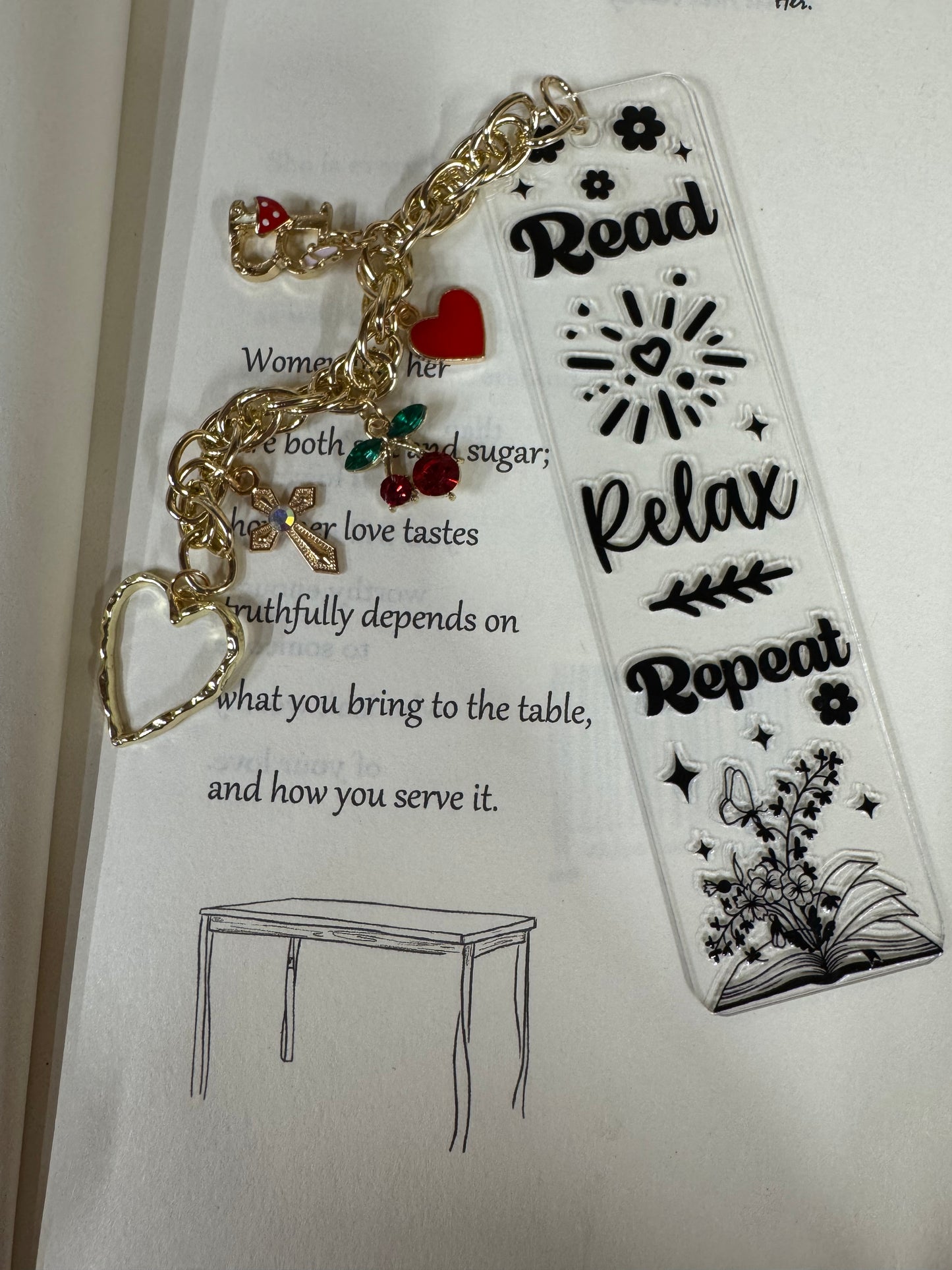 Charm Bookmark ✨ Letter B