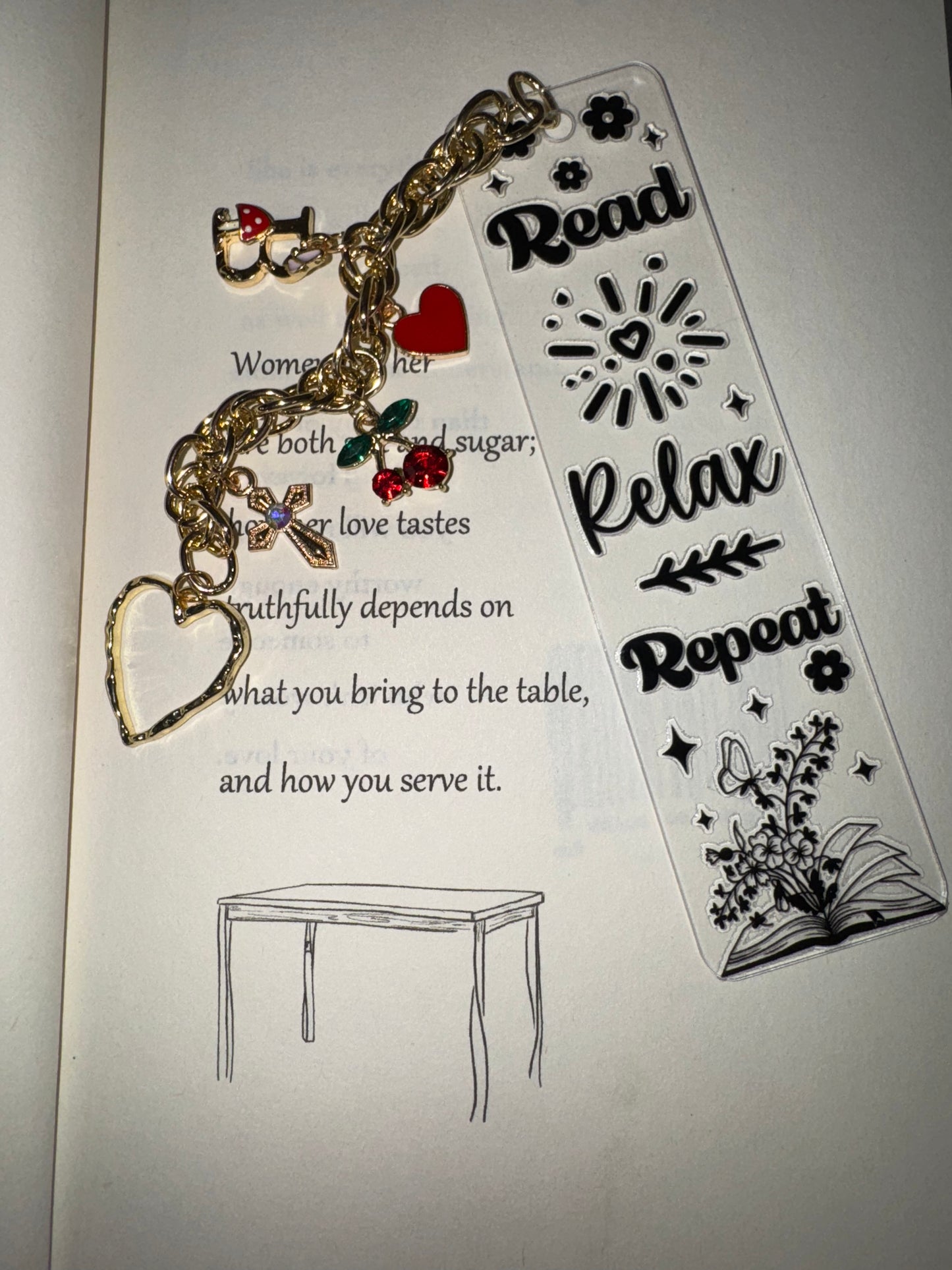 Charm Bookmark ✨ Letter B