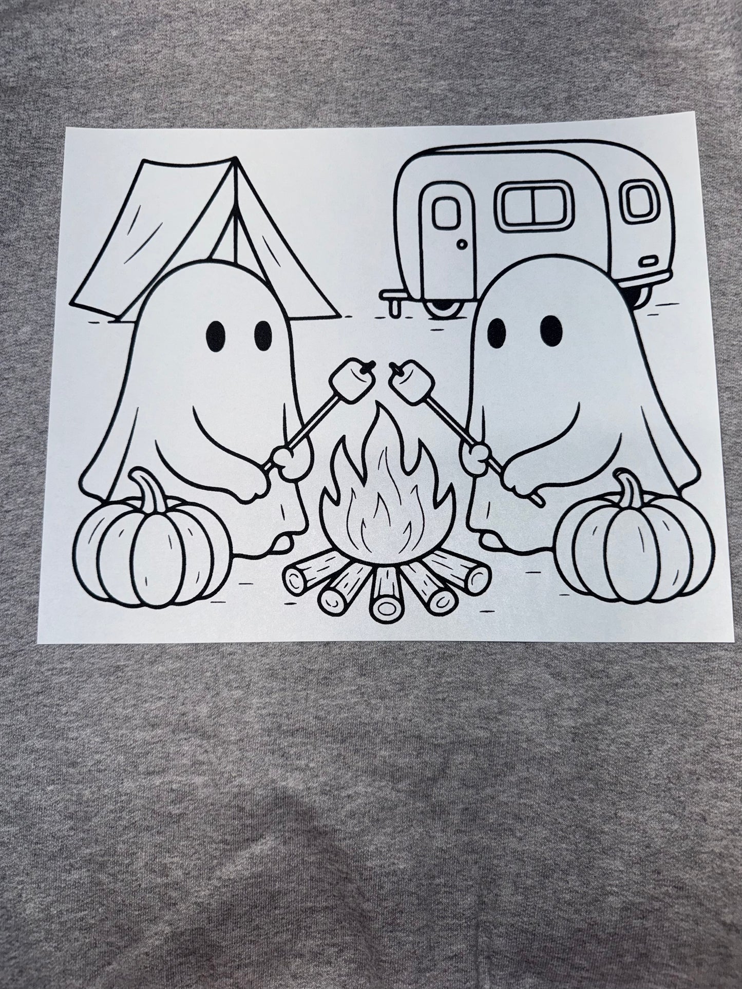 Camping Ghost Crewneck 👻⛺️