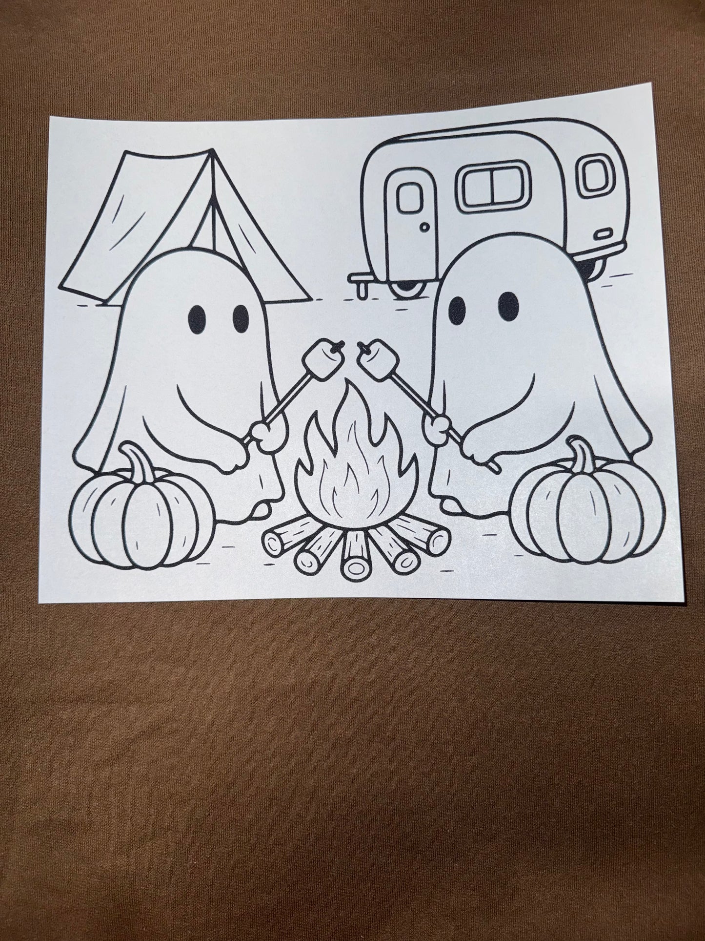 Camping Ghost Crewneck 👻⛺️