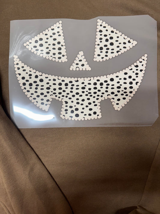 Spotted Jack-o’-lantern Crewneck