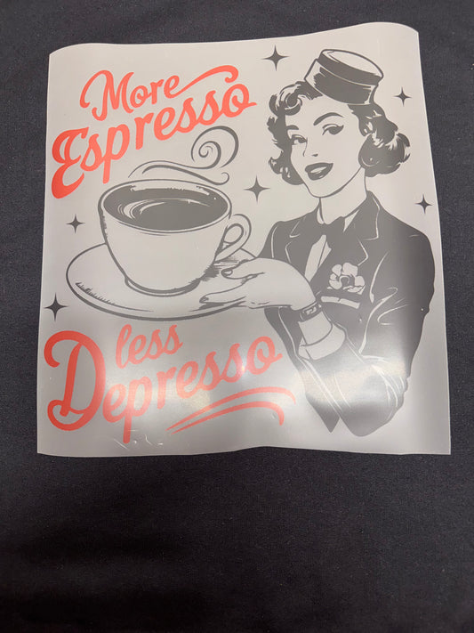 More Espresso Less Depresso Crewneck ☕️