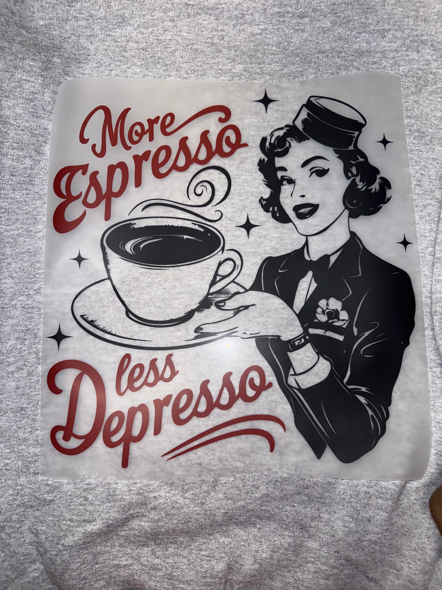 More Espresso Less Depresso Crewneck ☕️