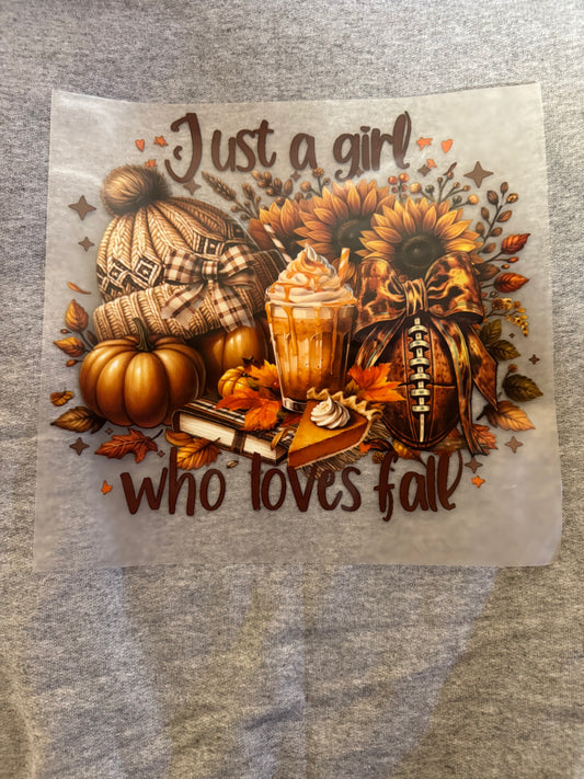 Just A Girl Who Loves Fall Crewneck
