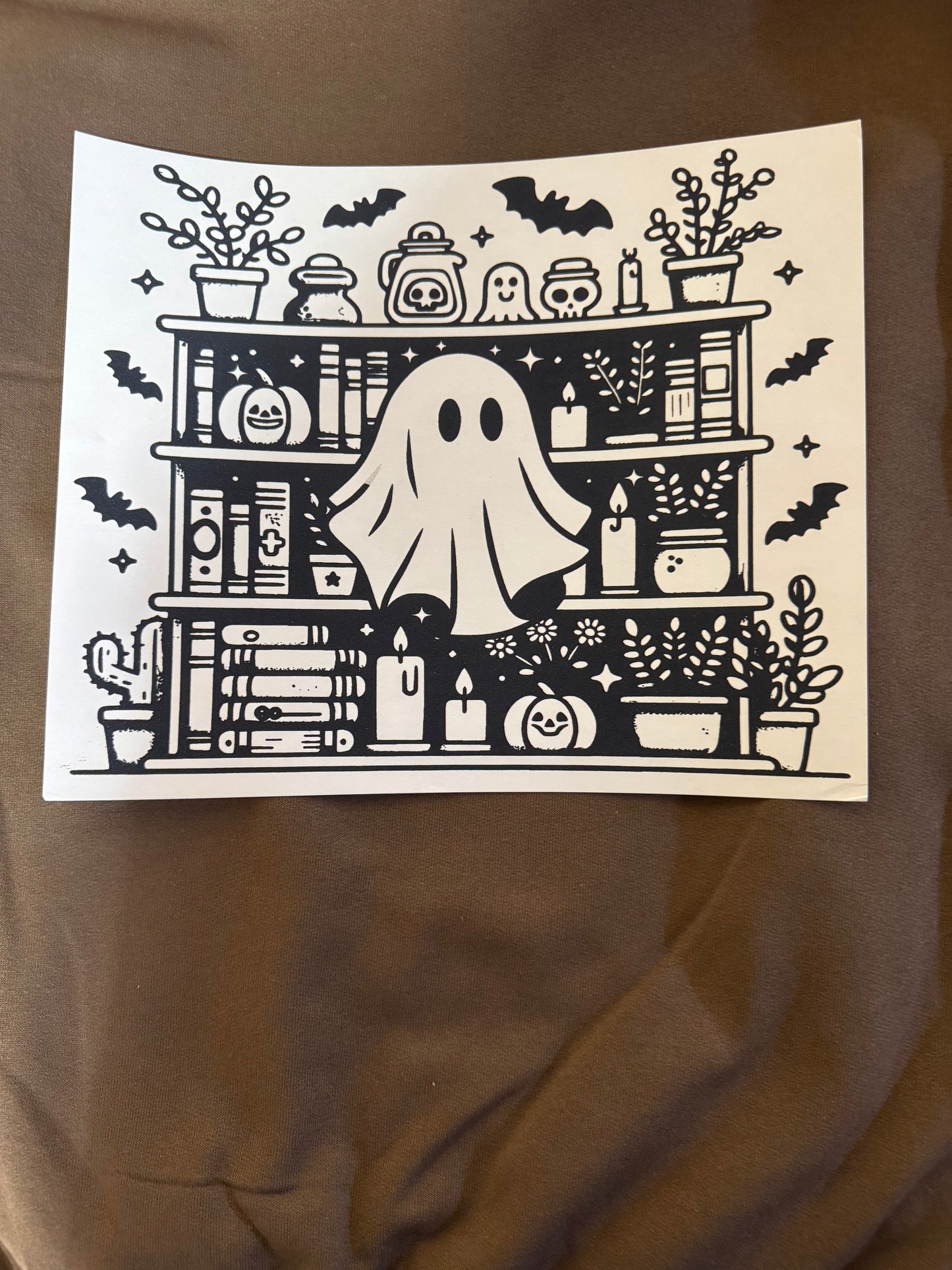 Ghost Bookshelf Crewneck