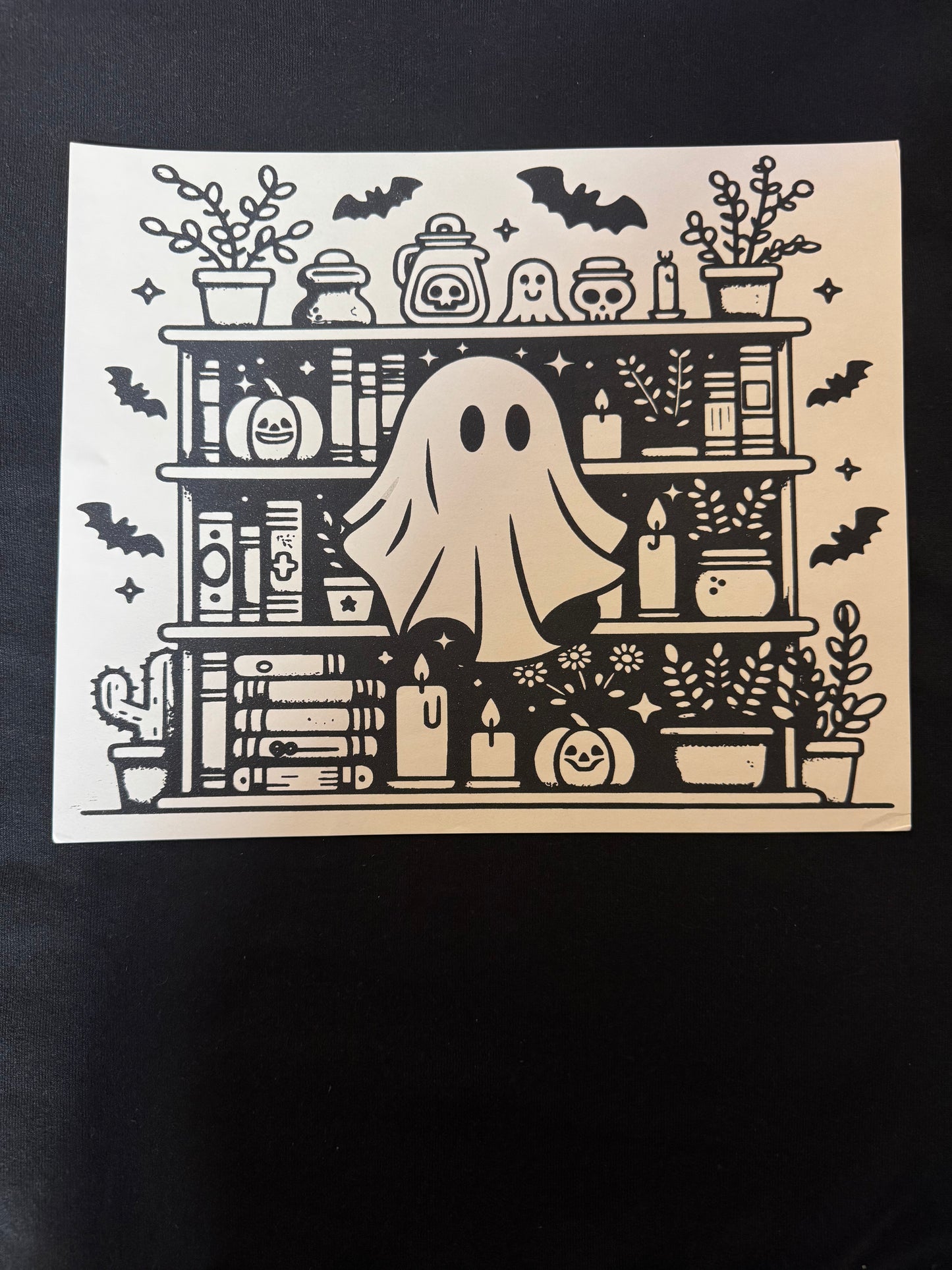 Ghost Bookshelf Crewneck