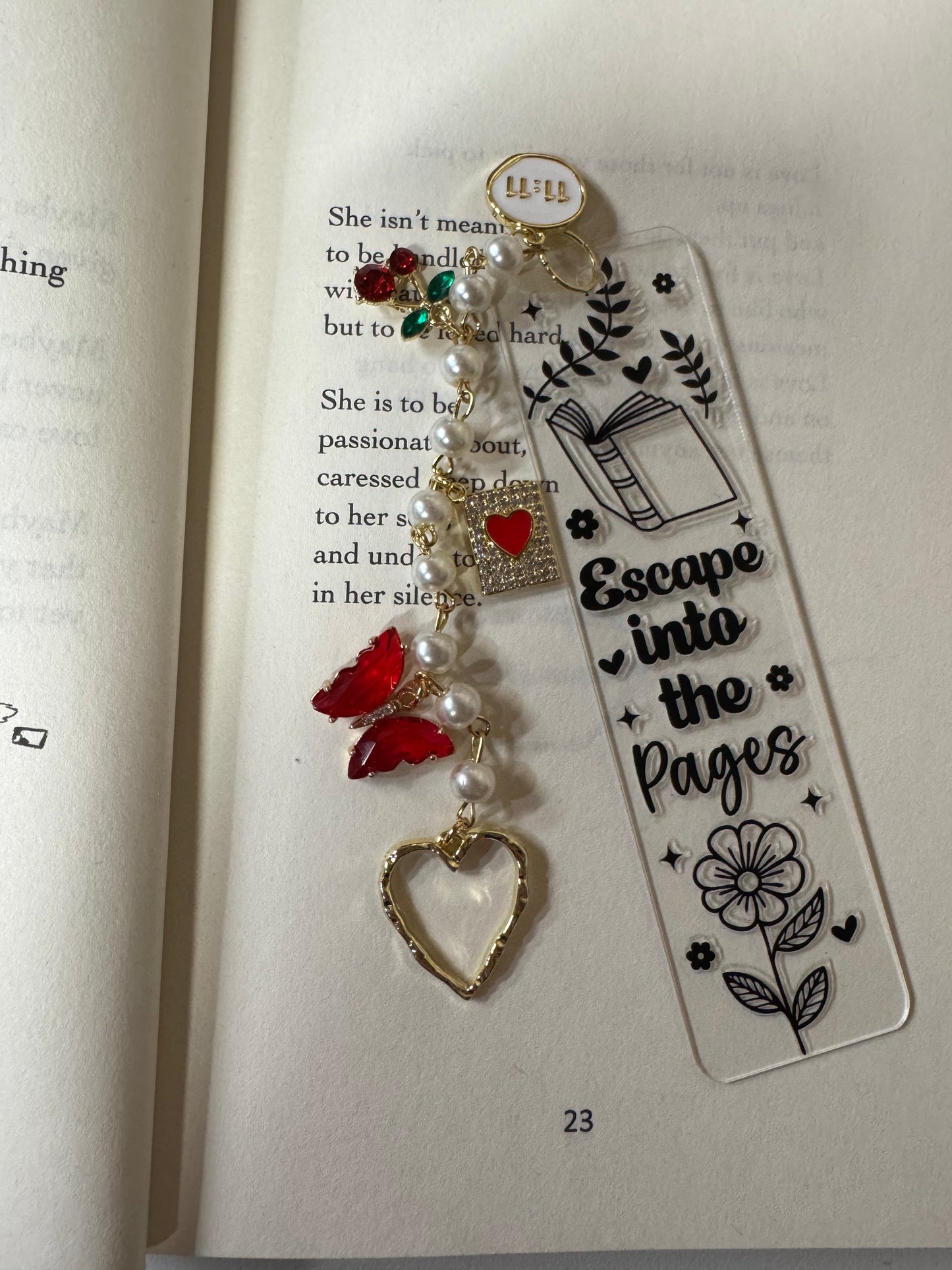 Escape Into The Pages Bookmark