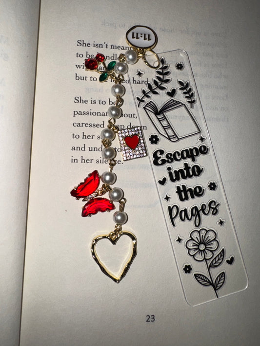 Escape Into The Pages Bookmark