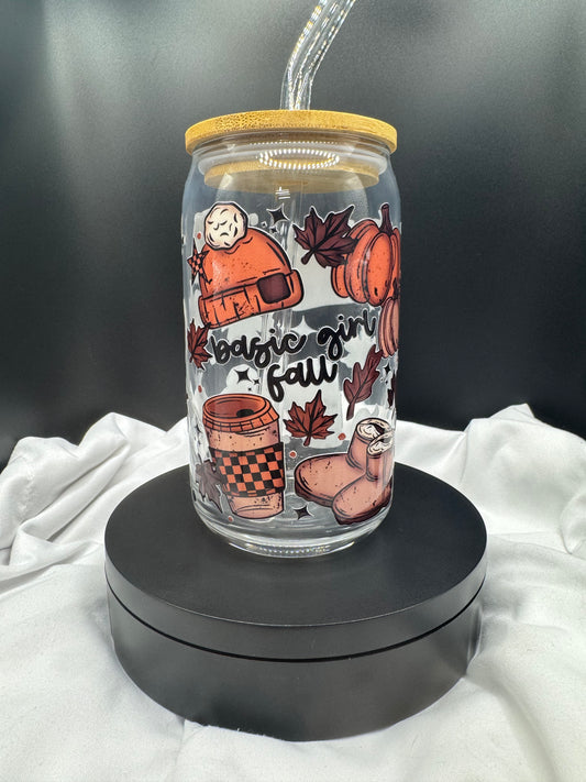 Basic Girl Fall 16oz Cup